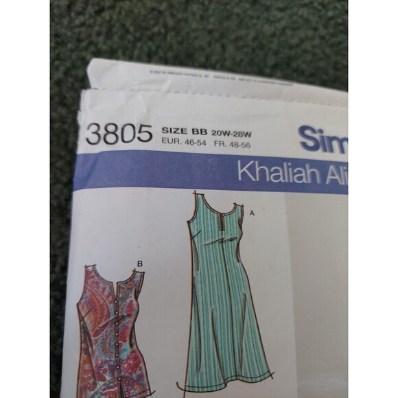 Simplicity 3805 Pants Jacket Dress Skirt Misses Sewing Pattern Size 10-18 Uncut - Picture 2 of 7